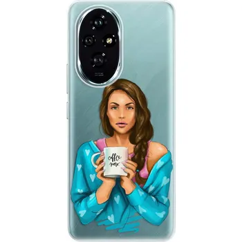 Pouzdro na mobilní telefon Odolné silikonové pouzdro iSaprio - Coffe Now - Brunette - Honor 200