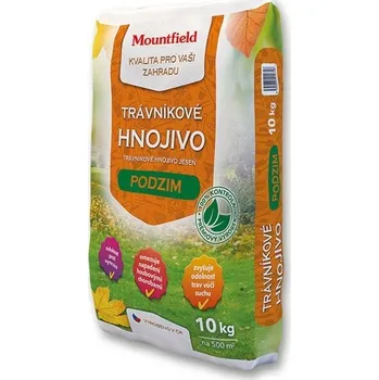 Recenze Mountfield Trávníkové hnojivo podzimní 10 kg Hnojivo Recenze Mountfield Trávníkové hnojivo podzimní 10 kg