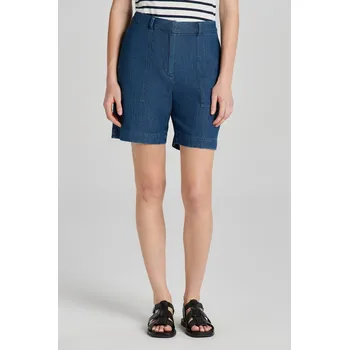Dámské kraťasy ŠORTKY GANT REL CHAMBRAY SHORTS DARK BLUE