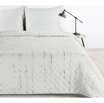 Přehoz na lůžko Sametový přehoz na postel BLINK 1 v bílé barvě Rozměr přehozu (šířka x délka): 170x210cm