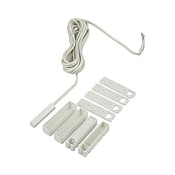 Povrchový čtyřdrátový magnetický kontakt s pracovní mezerou 25 mm 3 m
