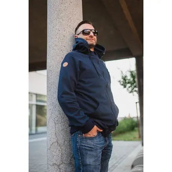 Pánská mikina Kulišárny Mikina pánská NAVY Zipper VELIKOST: M