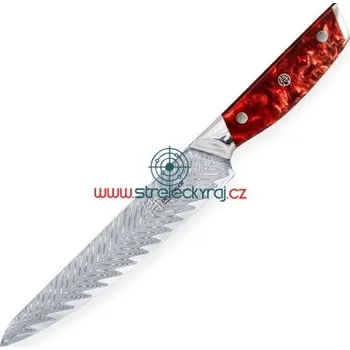 Kuchyňský nůž nůž Utility Red 150 mm Dellinger Resin Future