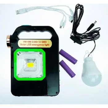 Univerzální solární nabíječka Solar SN5V/1178 Solární nabíječka LED světlo Powerbanka (Solární multifunkční svítilna)