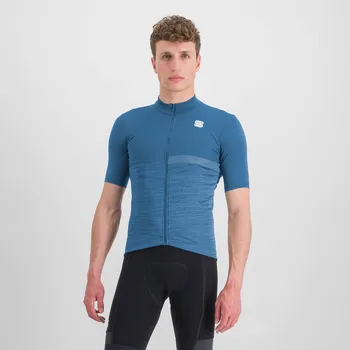 cyklistický dres SPORTFUL Cyklistický dres s krátkým rukávem - GIARA - modrá S