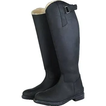 Jezdecká obuv HKM Boty jezdecké Flex Country HKM, zimní, dětské, černé 34