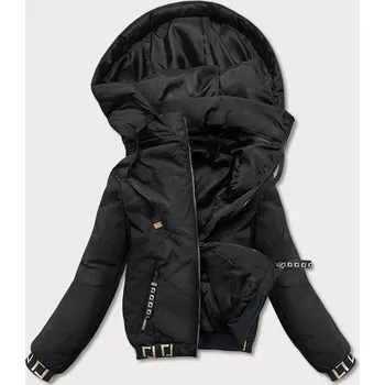 Dámská cargo bunda Černá bunda pro ženy typu bomber 0HP539 SWEST, odstíny černé L (40) i392_20416-49