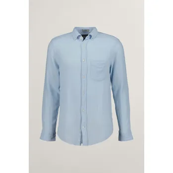 KOŠILE GANT REG COTTON LINEN TEXTURE SHIRT FRESH BLUE
