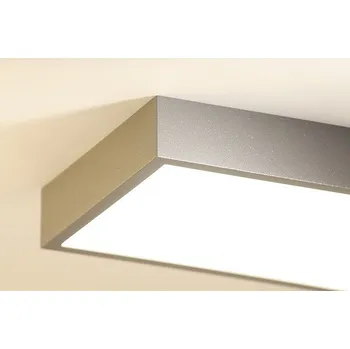 Stropní LED svítidlo Mivvy KAPA 176 x 264 mm stmívatelné DALI Varianta: 176 x 264 x 40 mm, 15 W, 4000K, šedá, stmívatelné