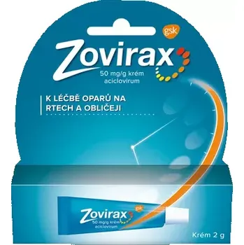 Lék na kožní problémy, vlasy a nehty Zovirax 50mg/g crm. 1x2g CZ