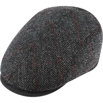 Čepice Fiebig - Headwear since 1903 Zimní šedá pánská bekovka od Fiebig - Shetland Velikost: 58 cm