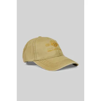 Kšiltovka KŠILTOVKA GANT UNISEX. TONAL SHIELD CAP BEIGE GREEN