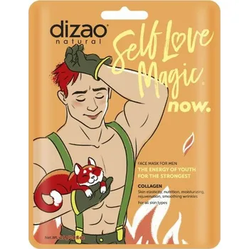 Pleťová maska Kolagenová pleťová maska pro muže Dizao 25g