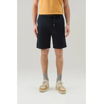 Pánské kraťasy ŠORTKY WOOLRICH EASY SHORT MELTON BLUE