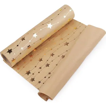 Velvet / samet k výrobě běhounů a dekorací šíře 28 cm, návin 2,7 metrů - 2 béžová zlatá