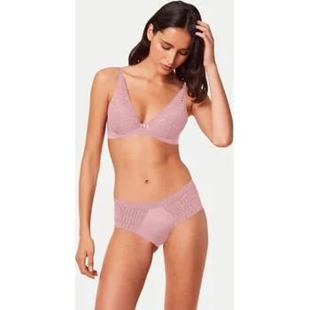 Dámské spodní prádlo Triumph Podprsenka Bralette Aura Spotlight 10216460 Růžová 80F