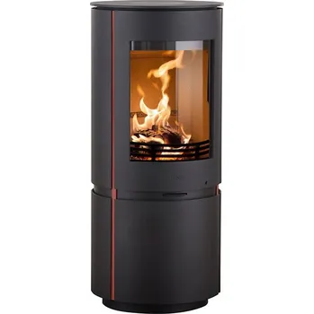 Krbová kamna Heta a.s. Heta Scan-Line 8 - litinové boky, červený proužek