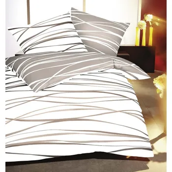 Povlečení Kaeppel | Makosaténové povlečení Motion natur 200x200, 2 ks 70x90