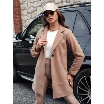 Dámský kabát Dámský kabát DSTREET LUGI KARAMELOVÁ Universal