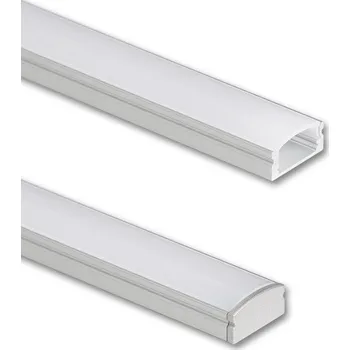 LED páska MCLED Profil AL 17/7mm PH2 mléčný 1m komplet ML-761.021.74.1