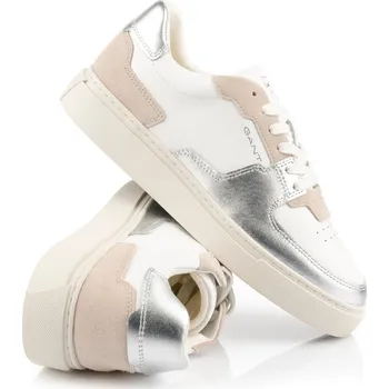 Dámská obuv TENISKY GANT JULICE WHITE/SILVER/BEIGE