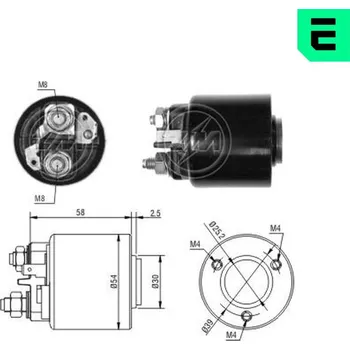 Auto-moto Elektromagnetický spínač, startér ERA ZM491