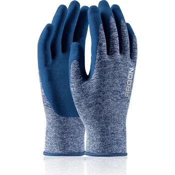 Pracovní rukavice ARDON Máčené rukavice ARDON®NATURE TOUCH - s prodejní etiketou - melange modrá Barva: Modrá, Velikost: 08-SPE