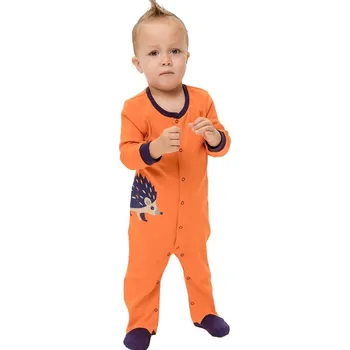 Kojenecký overall Winkiki Kojenecký bavlněný overal JEŽEK oranžový Barva: Oranžová, Velikost: 68