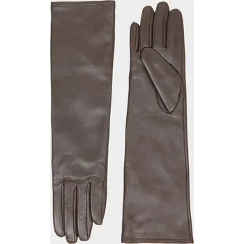 Rukavice RUKAVICE GANT LONG LEATHER GLOVES RICH BROWN