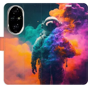 Pouzdro na mobilní telefon Flipové pouzdro iSaprio - Astronaut in Colours 02 - Honor 200 Pro