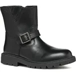Kozačky Geox J Shaylax Girl J46EXB 00085 C9999 S Černá 33