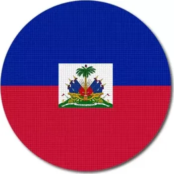 Vlajka Pelisport Haitská vlajka kulatá ø 45 mm