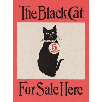 Plakát Plakát, Obraz - The Black Cat Advert (Feline Vintage)