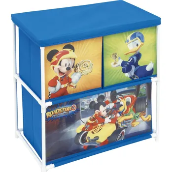 Úložný box Arditex Organizér MICKEY modrý 3 boxy