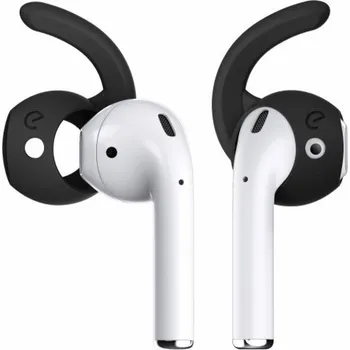 Příslušenství pro sluchátka Class and Culture LLC KeyBudz EarBuddyz - silikonové kryty pro AirPods 1/2, EarPods (černé)