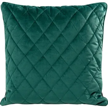 Povlečení Dekorační povlak na polštář VELVET27 v tmavě tyrkysové barvě