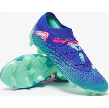 Kopačky Kopačky Puma Future 7 Ultimate Low FG/AG modrá/zelená (11uk/ 46EU/ 30cm)
