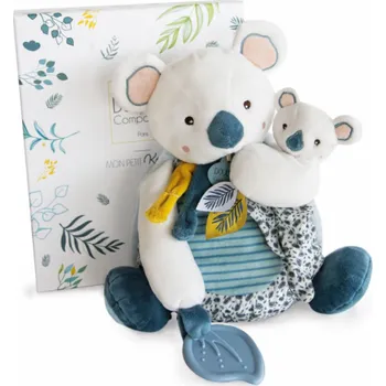 plyšák Doudou Dárková sada - koala Yoca s miminkem 25 cm