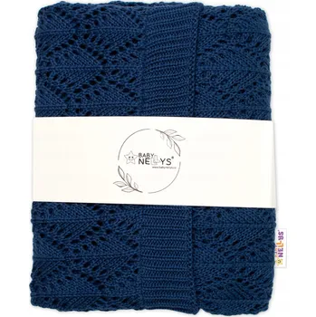 Dětská deka Dětská deka Baby Nellys 75 x 95 cm modrá