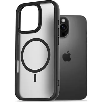 Pouzdro na mobilní telefon AlzaGuard Matte Case Compatible with Magsafe pro iPhone 16 Pro černý
