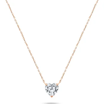 Náhrdelník Brilio Silver Blyštivý pozlacený náhrdelník Srdce NCL53R + 2 měsíce na vrácení zboží