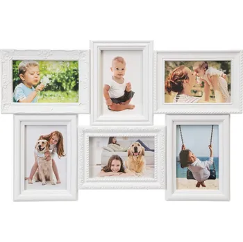 Digitální fotorámeček Fotorámeček BAFRA 51x35 cm 6 fotografií bílý