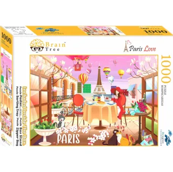 Puzzle Brain Tree Puzzle Láska z Paříže 1000 dílků