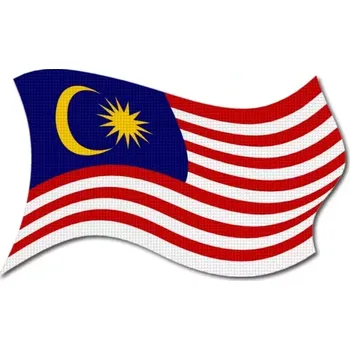Vlajka Pelisport Malajsijská vlajka vlající