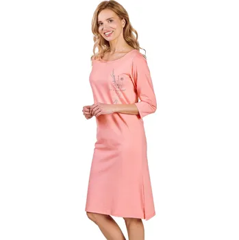Dámská noční košile Dámská noční košilka 3242 Ashley - TARO Růžová L