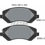 Sada brzdových destiček, kotoučová brzda TEXTAR 2238101