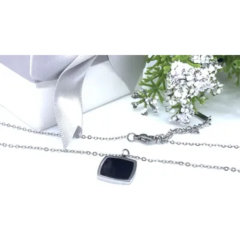 Náhrdelník Jan Kos Jewellery Řetízek s přívěskem z oceli 12108669