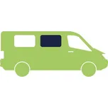 Posuvné přední boční okno Carbest pro VW T5/T6 od roku 2004 orientace na straně spolujezdce