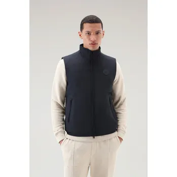 Pánská bunda VESTA WOOLRICH PACIFIC VEST MELTON BLUE
