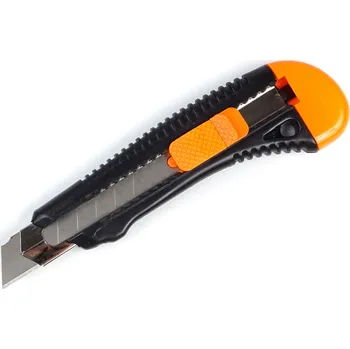 Pracovní nůž Polax Zesílený plastový konstrukční nůž, segmentová čepel, 18 mm